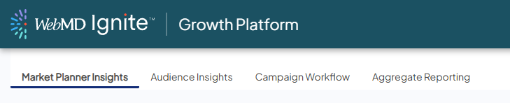Screenshot of the four main module tabs in Ignite Growth Platform