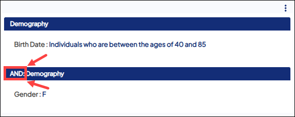 Criteria Logic joined with "and" statement