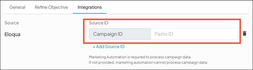 Ignite Growth Platform source ID