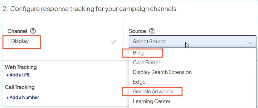 Display with Bing or Google Adwords